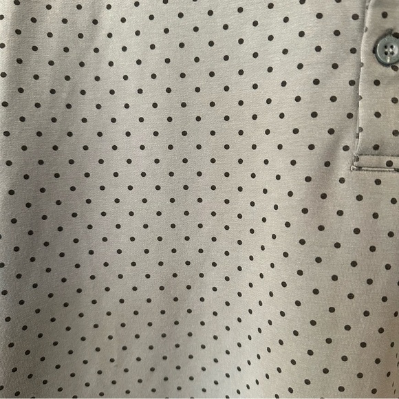 BYLT Drop-Cut: LUX Dotted Men's Green Polo Shirt - Picture 6 of 9